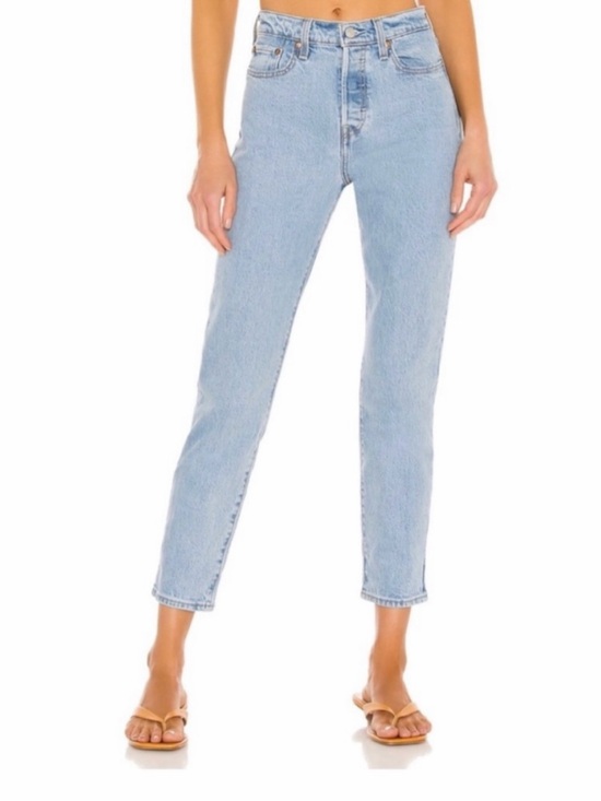 Levi's Denim - Levi’s Wedgie Icon in Tango Talks Clean Hem. $90 on Revolve website. 25” waist.